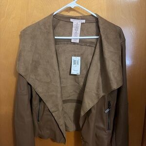 Philosophy faux suede women’s jacket